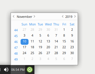  This is the calendar popup 