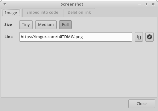 xfce4-screenshooter Imgur Image Link