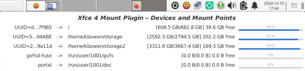 Mount Plugin Panel Indicator Dropdown