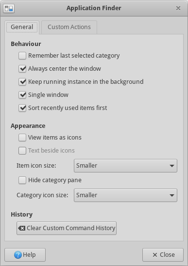 xfce-appfinder-genprefs.png