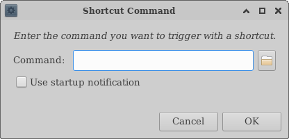 Keyboard Preferences: Add Keyboard Shortcuts Dialog